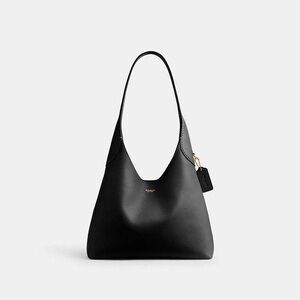 Coach Black Leather Hobo Bag